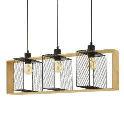 Online Suspension RAFAELA coloris brun et noir 23 x 80 cm - 4MURS Suspensions