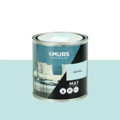 Outlet Peinture Finition Peinture menthol Mat 0,5 L - 4MURS Peintures