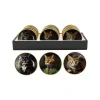 Outlet Sous-verre CHAT coloris noir - 4MURS Arts De La Table