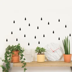 Sale Sticker DROPS coloris noir - 4MURS Objets Muraux
