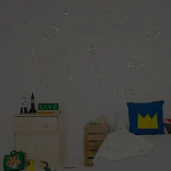 Discount Sticker phosphorescent KIDS CONSTELLATIONS coloris noir - 4MURS Enfant Déco Enfant|Déco Murale Enfant