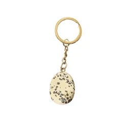 Online Lithothérapie PORTE CLÉS JASPE DALMATIEN beige - 4MURS Accessoires Mode