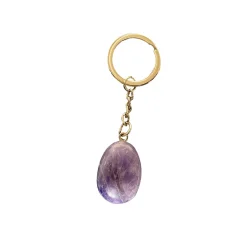 Fashion Lithothérapie PORTE CLÉS AMETHYSTE violet - 4MURS Accessoires Mode