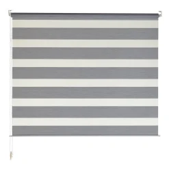 Fashion Store jour/nuit ECLIPSE coloris gris chiné 92 x 160 cm - 4MURS Voilages, Vitrages, Stores Et Accessoires|Rideaux