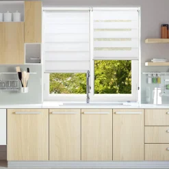 Outlet Store jour/nuit EQUINOXE coloris blanc 60 x 250 cm - 4MURS Voilages, Vitrages, Stores Et Accessoires|Rideaux