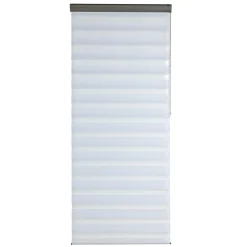 Best Store jour/nuit EQUINOXE coloris blanc 90 x 250 cm - 4MURS Voilages, Vitrages, Stores Et Accessoires|Rideaux