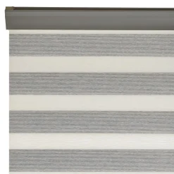 Hot Store jour/nuit SOLSTICE coloris blanc / noir 60 x 250 cm - 4MURS Voilages, Vitrages, Stores Et Accessoires|Rideaux