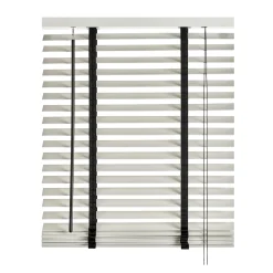 New Store vénitien DUCALE blanc / anthracite 140 x 175 cm - 4MURS Voilages, Vitrages, Stores Et Accessoires|Rideaux