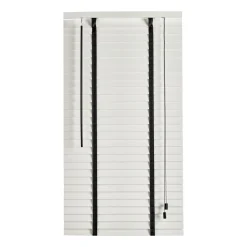 New Store vénitien DUCALE blanc / anthracite 120 x 175 cm - 4MURS Voilages, Vitrages, Stores Et Accessoires|Rideaux