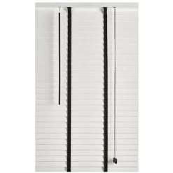 Discount Store vénitien DUCALE blanc / anthracite 80 x 130 cm - 4MURS Voilages, Vitrages, Stores Et Accessoires|Rideaux