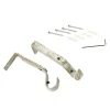 Online Support barre à rideau CERUSITE blanc / doré 1,9 cm de 11,5 à 15,5 cm Voilages, Vitrages, Stores Et Accessoires