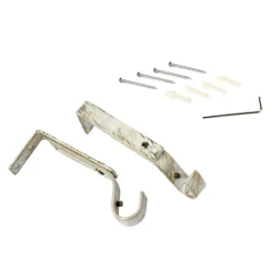Online Support barre à rideau CERUSITE blanc / doré 1,9 cm de 11,5 à 15,5 cm Voilages, Vitrages, Stores Et Accessoires