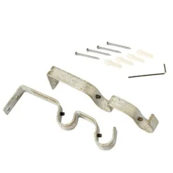 Best Support barre à rideau CERUSITE blanc / doré 1,9 cm de 9,5 à 15,5 cm Voilages, Vitrages, Stores Et Accessoires