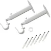 Outlet Support barre à rideau HOWLITE blanc 1,9 cm de 16,5 à 23 cm - 4MURS Voilages, Vitrages, Stores Et Accessoires