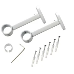 Hot Support barre à rideau HOWLITE blanc 1,9 cm de 9,0 à 14 cm - 4MURS Voilages, Vitrages, Stores Et Accessoires