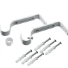 Hot Support barre à rideau HOWLITE blanc 1,9 cm de 11,5 à 15,5 cm - 4MURS Voilages, Vitrages, Stores Et Accessoires