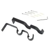 Outlet Support barre à rideau OBSIDIENNE noir 1,9 cm de 9,5 à 15,5 cm - 4MURS Voilages, Vitrages, Stores Et Accessoires