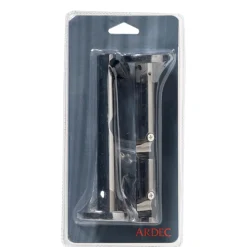 New Support barre à rideau ONYX noir miroir 1,9 cm de 9,5 à 15,5 cm Voilages, Vitrages, Stores Et Accessoires