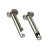 Outlet Support barre à rideau PYRITE nickel satin 1,9 cm 9,5 cm - 4MURS Voilages, Vitrages, Stores Et Accessoires