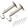 New Support barre à rideau PYRITE nickel satin 1,9 cm de 16,5 à 23 cm Voilages, Vitrages, Stores Et Accessoires