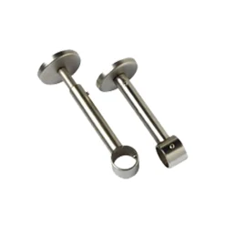 Sale Support barre à rideau PYRITE nickel satin 1,9 cm de 9,0 à 14 cm Voilages, Vitrages, Stores Et Accessoires