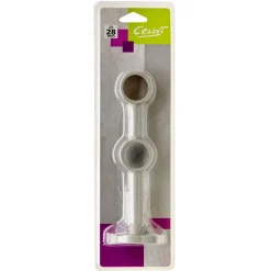 Hot Support barre à rideau VELOURS gris grainé 2,8 cm de 10,0 à 17,5 cm Voilages, Vitrages, Stores Et Accessoires