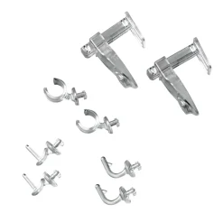 Sale Support barre à rideau vitrage VITRAGE CLASSIQUE transparent 10 cm Voilages, Vitrages, Stores Et Accessoires