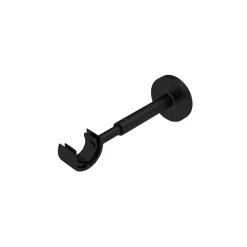 Online Support barre à rideau ZEN noir mat 2,8 cm de 10,8 à 16 cm - 4MURS Voilages, Vitrages, Stores Et Accessoires