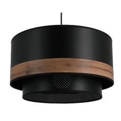 Best Suspension BACK UP coloris noir et bois 21 x 38 cm - 4MURS Suspensions