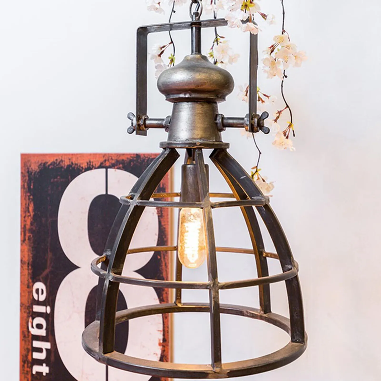Hot Suspension BARN coloris gris foncé 34 x 34 cm - 4MURS Suspensions