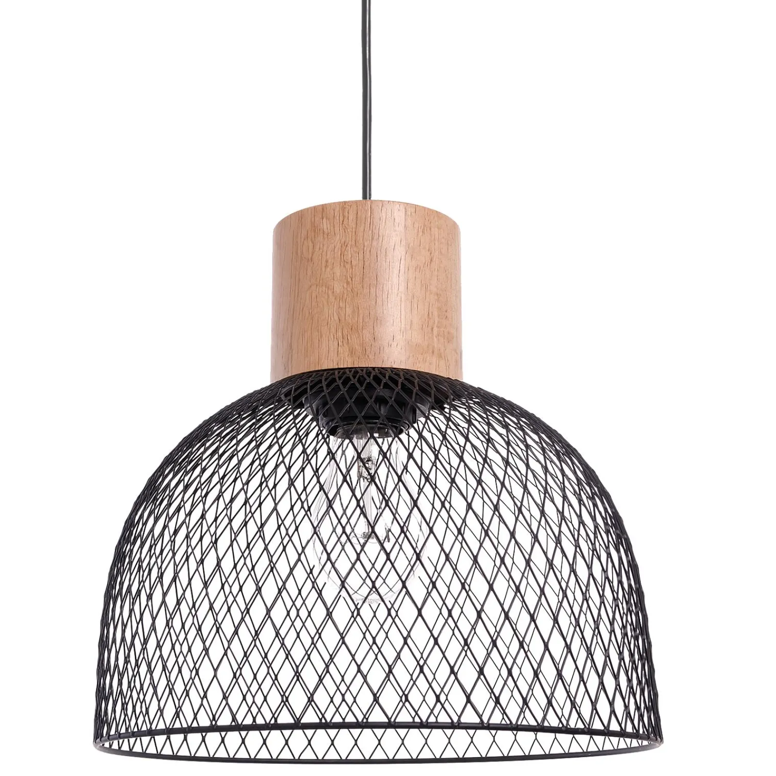 Online Suspension BEDWOOD coloris noir et brun 20 x 25 cm - 4MURS Suspensions