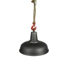 Discount Suspension CARGO coloris gris foncé et rouge 24 x 36 cm - 4MURS Suspensions
