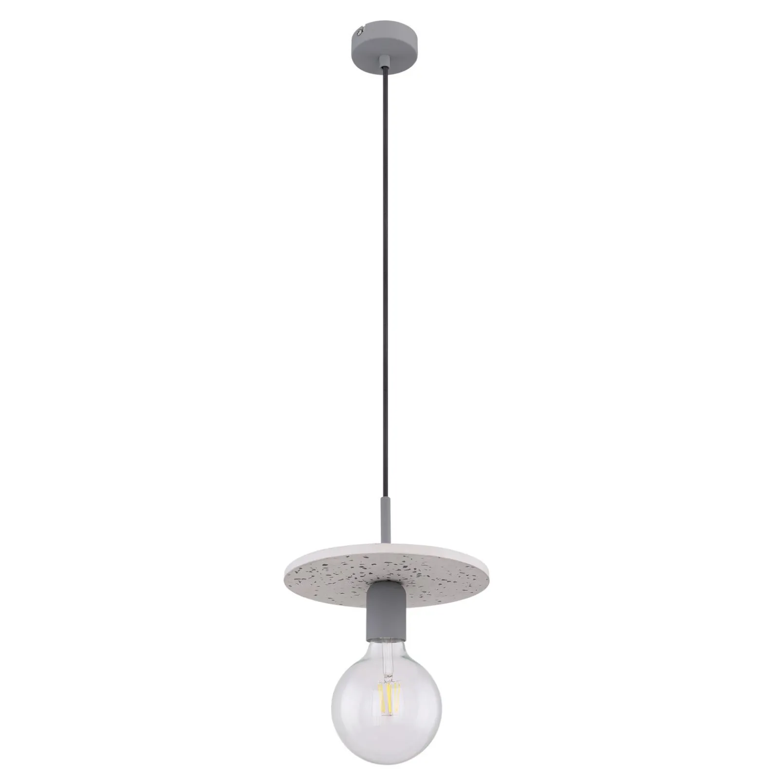 New Suspension EDMUND coloris gris et blanc 23 cm - 4MURS Suspensions