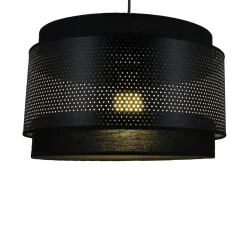 New Suspension HOLOGRAM coloris noir 22 x 38 cm - 4MURS Suspensions