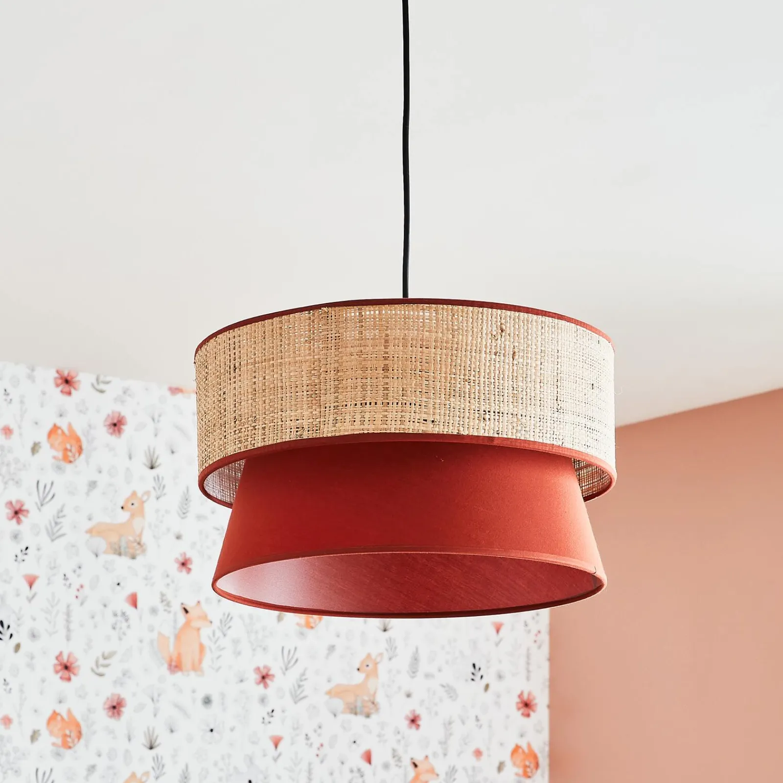 New Suspension KALAO coloris terracotta 21,5 x 38 cm - 4MURS Suspensions