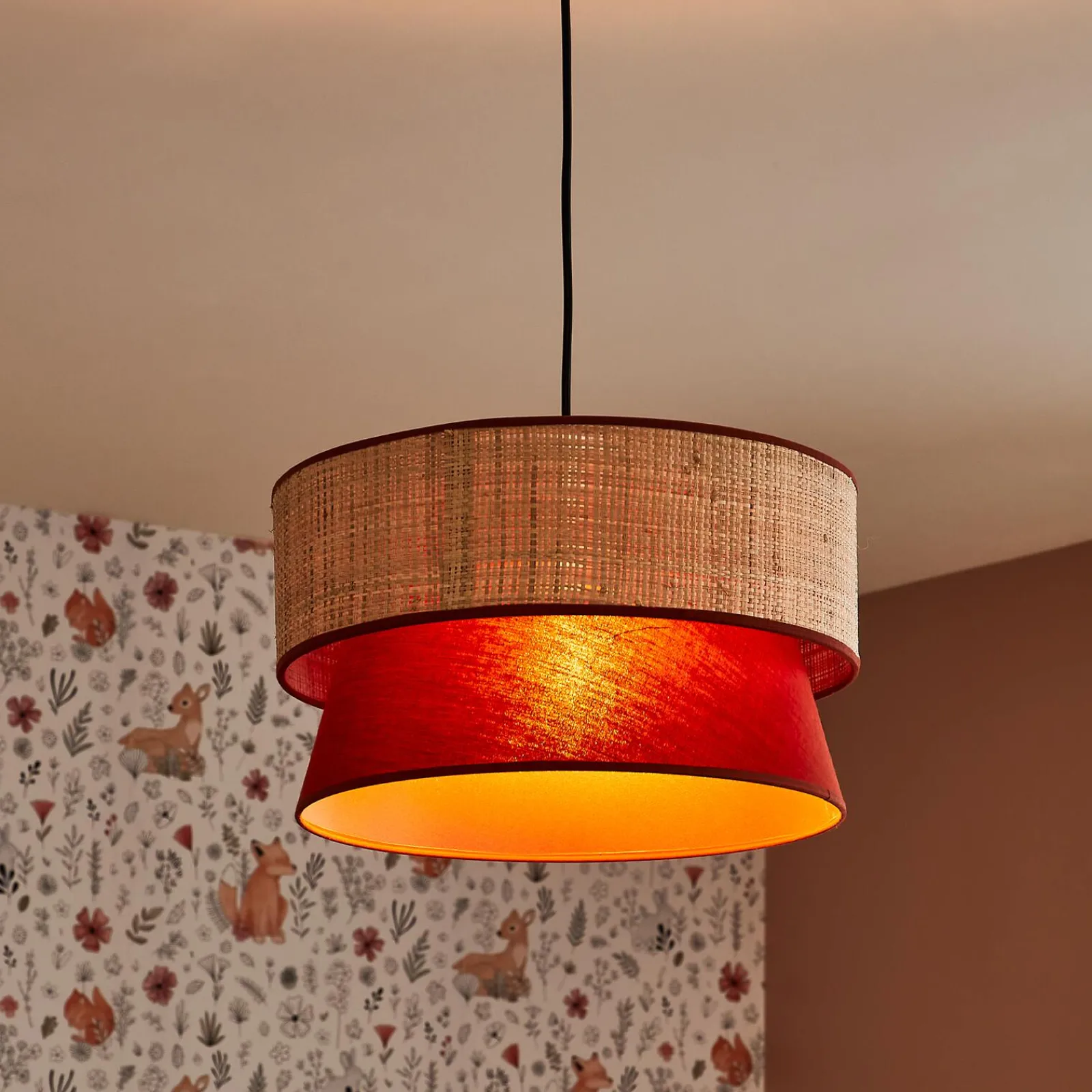 New Suspension KALAO coloris terracotta 21,5 x 38 cm - 4MURS Suspensions