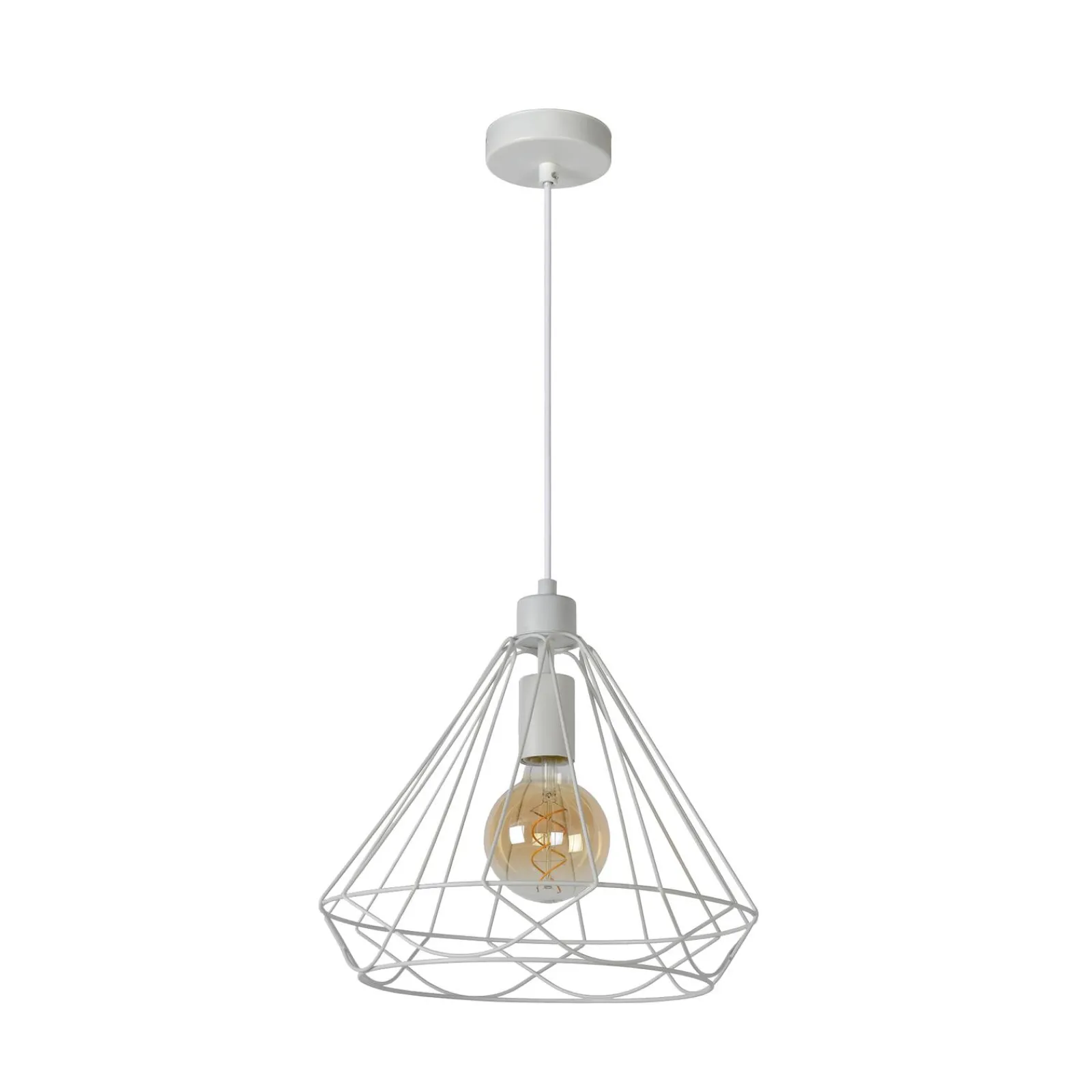 Outlet Suspension KYARA coloris blanc 31,5 x 33 cm - 4MURS Suspensions