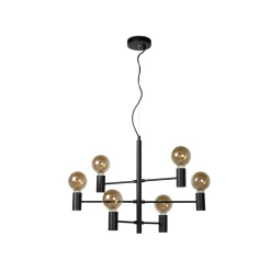 Outlet Suspension LEANNE coloris noir 32 x 65 cm - 4MURS Suspensions
