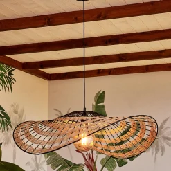 New Suspension LOUISIANE coloris paille 29 x 80 cm - 4MURS Suspensions
