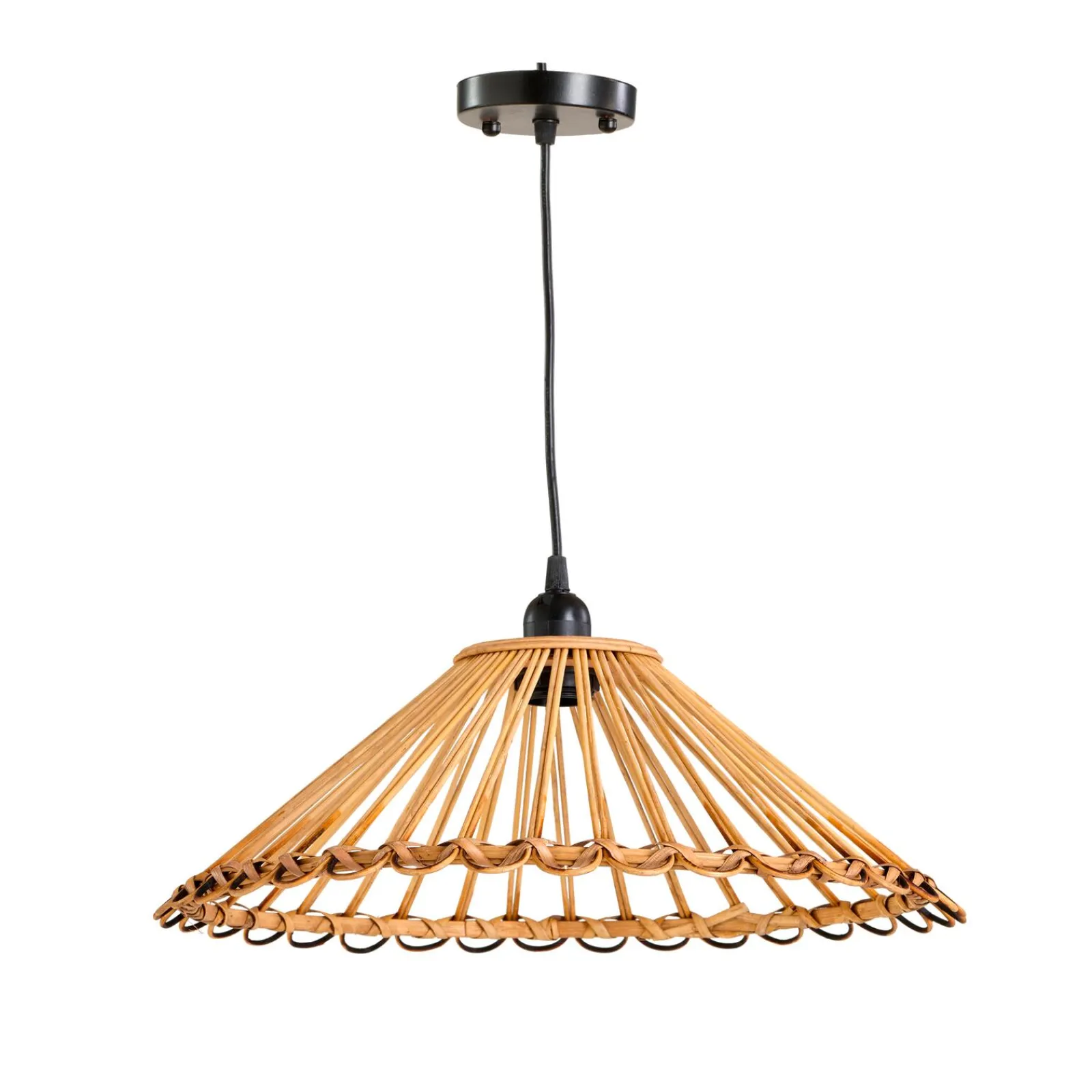 Hot Suspension MANILLE coloris bois 15,5 x 44 cm - 4MURS Suspensions