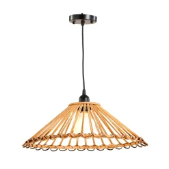 Hot Suspension MANILLE coloris bois 15,5 x 44 cm - 4MURS Suspensions