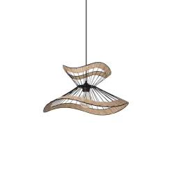 Fashion Suspension MEKONG coloris noir et beige 26,5 x 48 cm - 4MURS Suspensions