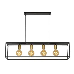 Discount Suspension RUBEN coloris noir 22 x 92 cm - 4MURS Suspensions
