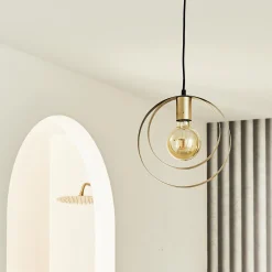Hot Suspension SATURNE coloris or 25,5 x 25,5 cm - 4MURS Suspensions
