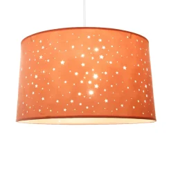 Outlet Suspension STARS coloris rose 23 x 40 cm - 4MURS Enfant Luminaires Enfant|Suspensions