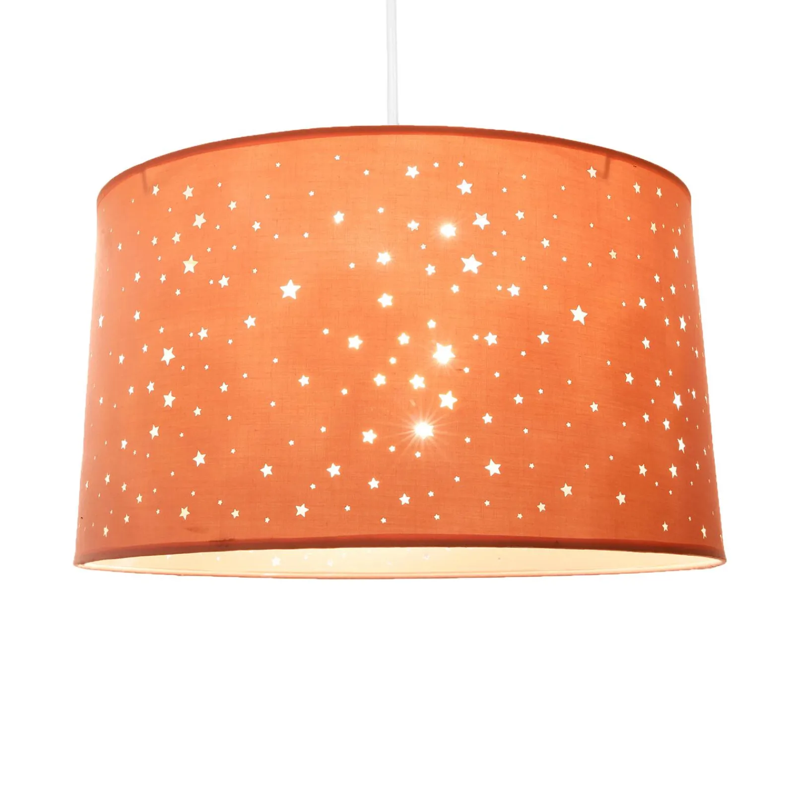 Outlet Suspension STARS coloris rose 23 x 40 cm - 4MURS Enfant Luminaires Enfant|Suspensions