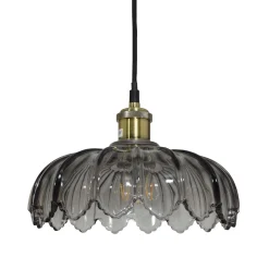 Online Suspension VIRGO coloris verre fumé 25 x 26 cm - 4MURS Suspensions