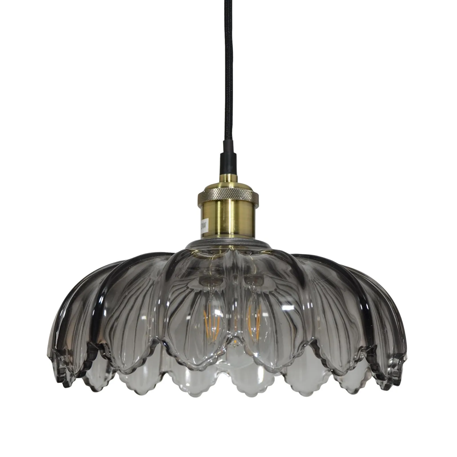 Online Suspension VIRGO coloris verre fumé 25 x 26 cm - 4MURS Suspensions