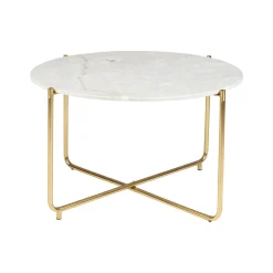 Hot Table basse TIMPA coloris marbre blanc - 4MURS Tables