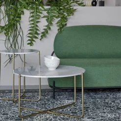 Hot Table basse TIMPA coloris marbre blanc - 4MURS Tables